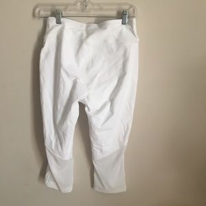 Lole Cobra Capri White Leggings NWT